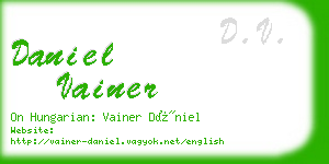daniel vainer business card